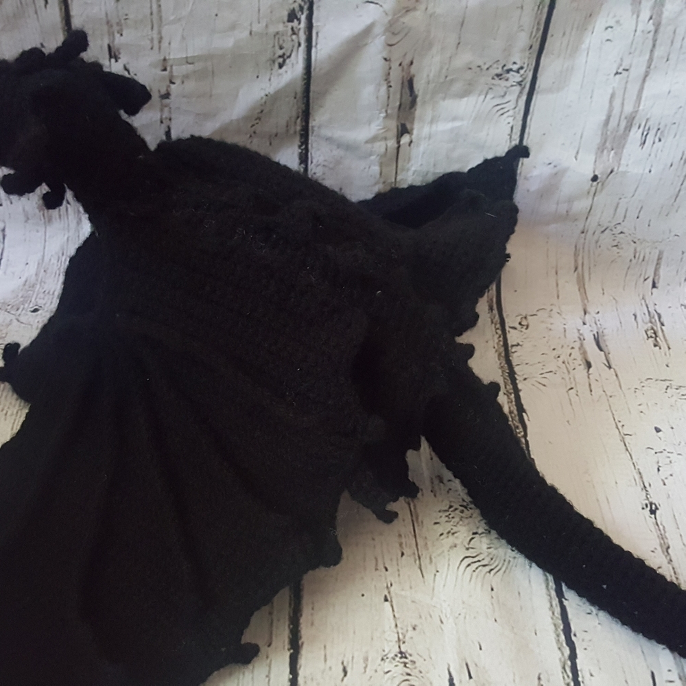 Toothless Crochet Dragon Amigurumi - Picture 4 of 15